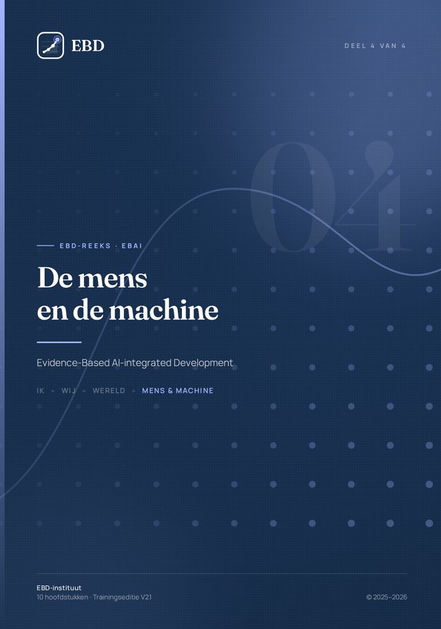 Cover Deel 4 — De mens en de machine